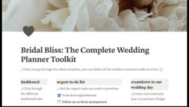 Bridal Bliss Blueprint: Masterful Wedding Planning
